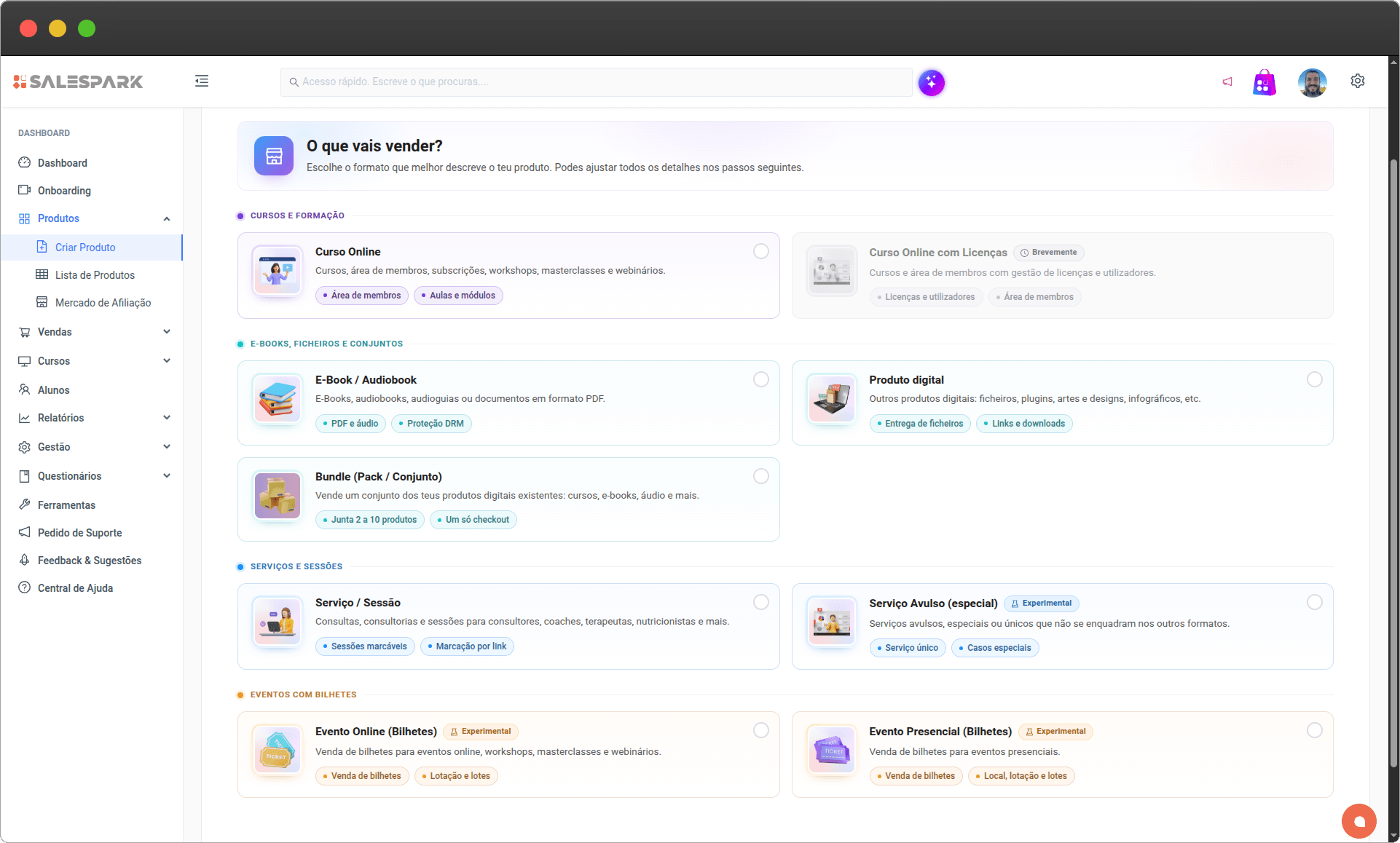 Formatos diferentes e entrega em todos os dispositivos