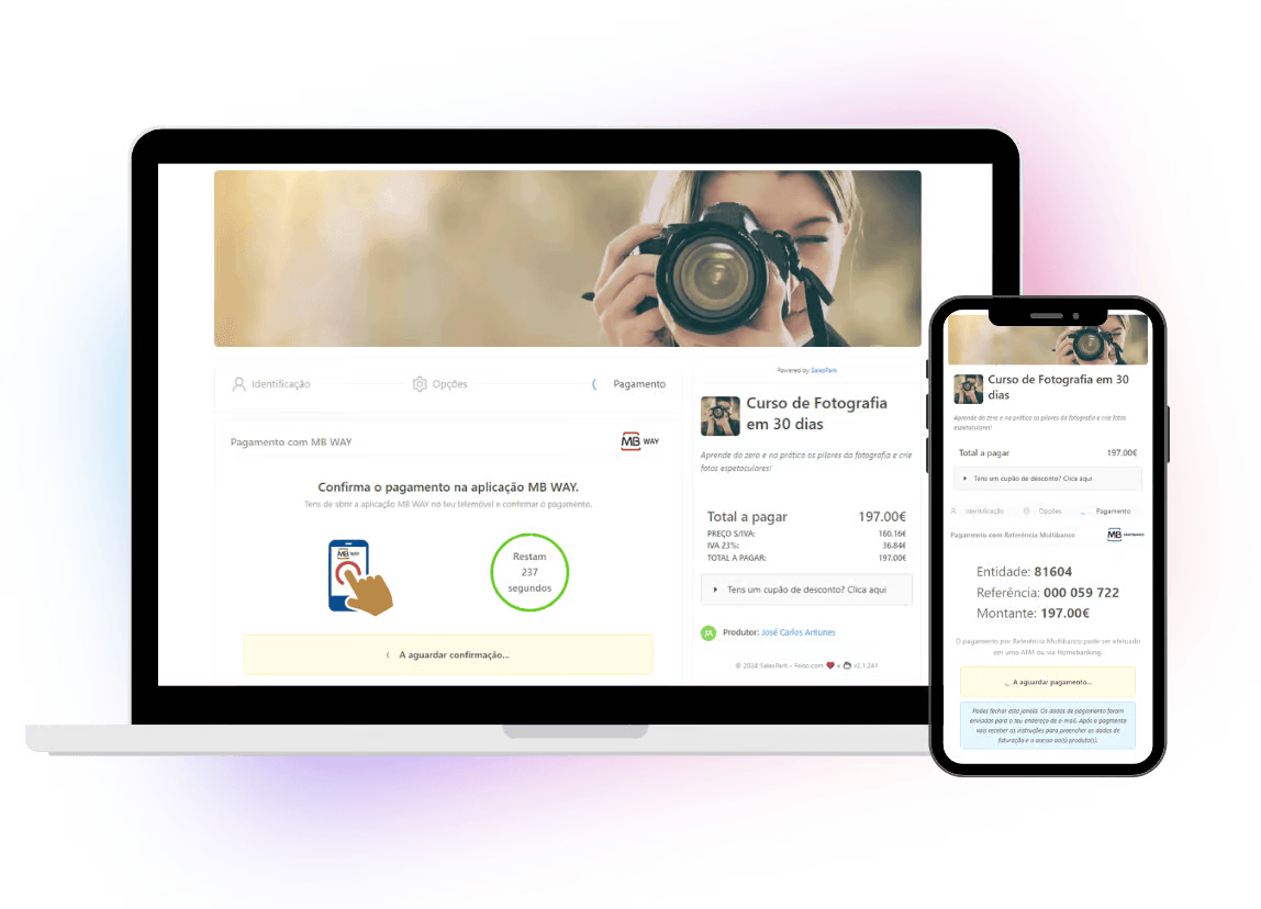 Checkout otimizado para vender mais